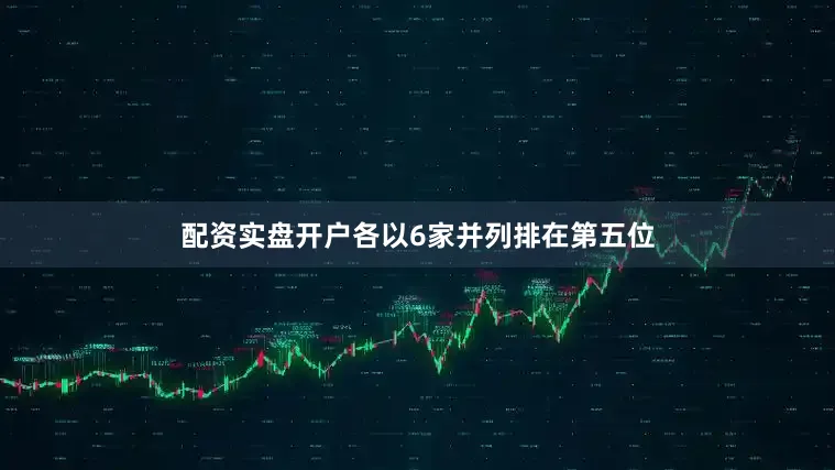 配资实盘开户各以6家并列排在第五位
